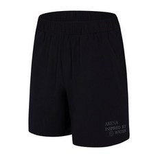 백화점상품 아레나 수영용품 카일 3.5부 레저 팬츠 블랙 편안한