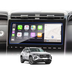 투싼 NX4 내비게이션 계기판 강화유리 액정보호 필름 (21년~23년 11월), 내비게이션 (10.25인치), 투싼 NX4 (21년 이후~ )