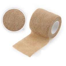 彈力自黏繃帶 運動護具 寵物用品 防繭護指, 1個, O0208-膚色2.5CM*4.5M
