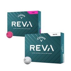 캘러웨이 (25)레바 골프공 2피스, (화이트 펄), 1개, 12개입