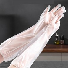 레나셀렉 긴팔 청소용비닐장갑 10p 일회용장갑