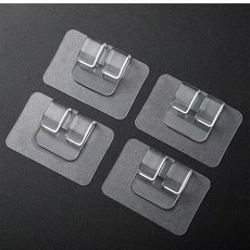 DFMEI 掛鉤免打孔粘鉤強力粘膠貼不掉小鉤子廚房無痕吊鉤燈帶牆面衛生間, 1個, (小號)單個【強力粘】:如圖