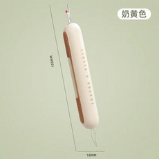 縫紉工具 拆線器 穿針器 二合一, 1個, 奶黃色