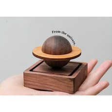 雨林薰舍 星球擴香木 木星底座 天然環保材質 持久散發宜人香氛 提升居家品味, 1個