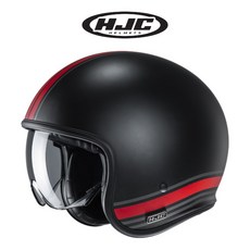 HJC V30 오픈페이스 헬멧 썬바이저 내장, M, 센티 MC1SF