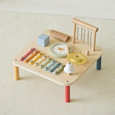 폴라비 원목 뮤직테이블 장난감, 멀티, 1개