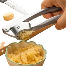 鋅合金壓蒜器 手動搗碎蒜泥工具, 1個, 鋅合金壓蒜器【壓蒜神器