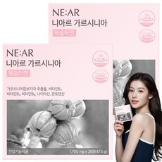 니아르 복숭아맛 슬림핏 가르시니아 다이어트 보조제 1700mg x 28개, 2개, 28정