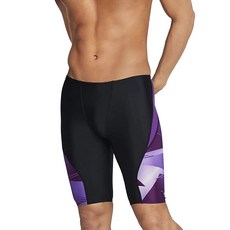 Speedo 남성용 수영복 Jammer ProLT 프린트 팀 색상 퍼플 134250