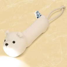 쿨기프트 마트 실리콘 손전등 용 캠핑용 충전식 걸이식 조명 산책 및 가정용 동물 테마 휴대용 토치