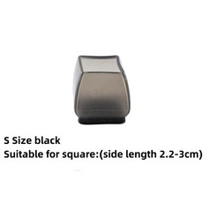 8/16pcs 실리콘 의자 다리 미끄럼 방지 패드 가구 소파 피트 양말 커버 긁힘 보호기 매트에서 나무 바닥, 15 I-Square-S, 01 8pcs