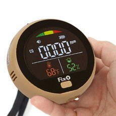 픽쏘 시오디2 캠핑 일산화탄소 경보기 감지기 가스감지 온도 습도계, 1개