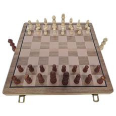 木製西洋棋 (雙皇后) 附磁力 桌遊 玩具, 詳見包裝