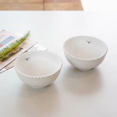 코스타노바 펄 시리얼 볼, 화이트, 1개