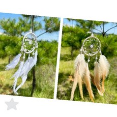 벽장식소품 (별별창고)G 마크라메 심플드림캐쳐 감성캠핑 홈카페, G심플캐쳐브라운, G심플캐쳐브라운