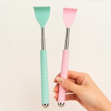 뉴에잇 시원한 지압 효자손 효도손 등긁개 2p, 1세트, 핑크,블루