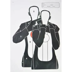 타겟 종이 1- 마킹 취미 용지 45x32cm 시트 실루엣 연습용
