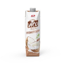 비코리치 코코넛크림 100 생크림 휘핑크림 코코넛밀크1000ml, 1개, 1L