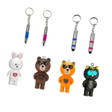 정전기예방 정전기 방지 키홀더 곰 토끼 고양이 키링 정전기제거, 캐릭터 정전기_토끼