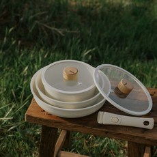 Empathy Kitchen 可拆式把手附蓋鍋具組 6入, 白色的