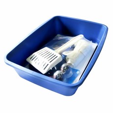 고양이 변기 키트 Msize 화장실 용품 청소 모래 재료 반려 묘 도구 배변 판 반려동물