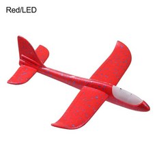 RC 비행기 EVA USB 충전 폼 전기 항공기 핸드 스로우 비행 글라이더 DIY 모델, 5.red