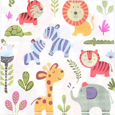 동물 냅킨 5장, 1세트