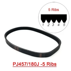 1 피스 VEGA V-벨트 PJ457 180J 3/4/5/6/7 목재 대패 기계 EINHELL RC 모드용 리브 드라이브 벨트, 04 PJ457 180J 5Ribs, 1개