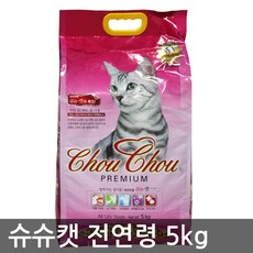 슈슈 프리미엄 전연령용 캣 사료, 닭, 5kg, 1개