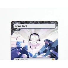 (Grave Pact) Foil/Holo TCG 마법 프록시 카드 게임 블랙 품질 수집 트레이딩, 01 Holo 029 WOT