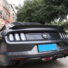 포드 머스탱 GT350 스포일러 15-18 카본 파이버 호환, bright black