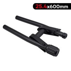 자전거 핸들바 25.4 31.8x620mm 알루미늄 합금 MTB 바 빠른 접이식 킥 스턴트 스쿠터, [04] 25.4-600mm