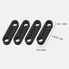 자동차 도어 충격 흡수 패드 실리콘 탄성 댐퍼 쿠션 차량용 RV 트럭, 01 Black