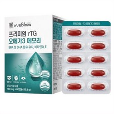 위바이옴 프리미엄 rTG 오메가3 메모리, 46.8g