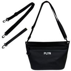 플린 젤리팝 2way 드라이백 PVC 워터푸르프 크로스백, 블랙