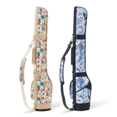 볼빅 파크골프 가방 클럽케이스 파크골프백 수납 여성 골프가방 플라워, 아이보리