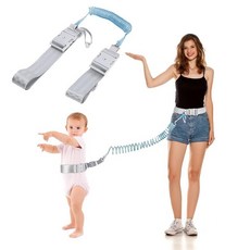 Blue Kids 분실 방지 허리 하네스 잠금 장치 특수 요구 ADHD/ASD 어린이를 위한 공공 산책 포함 아동용 안전 허리 목줄 하네스 어린이 Elopement 목줄, Vest Harness