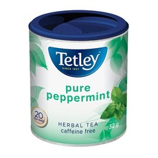 Tetley 퓨어 페퍼민트 허브 티 20개 32g/1.1온스 (캐나다산 수입), Tetley 퓨어 페퍼민트 허브 티 20개, 32g/1, 1개, 1.6g