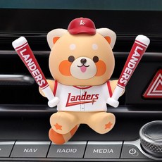 KBO 최강레시2 차량용 방향제 야구 굿즈 SSG랜더스, 상세설명 참조, 없음