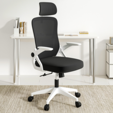 하이피러브 사무용 메쉬 컴퓨터 의자, 블랙