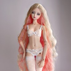 돌모아 구체관절인형의상 56cm 60cm SD 하양 레이스 란제리 속옷 세트 SD - Rua Lacy bra + Panty set (White), 화이트, 1개