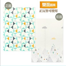 LOG 樂格 XPE環保無毒爬行地墊 雙面圖案, 田園牧歌/北歐密語,180*120