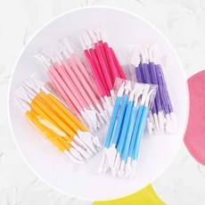 물결샵 클레이 도구 세트 8pcs 미술 점토 어린이 놀이 만들기 찰흙칼 컬러, 핑크