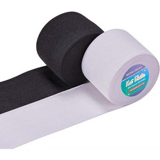 라텍스 플랫 고무 밴드 흑백 두 가지 색상 의류 재봉 웨빙 액세서리, 흑백2