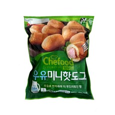 [롯데푸드] 라퀴진 우유미니핫도그 500g, 1개