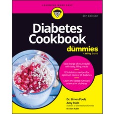 (영문도서) Diabetes Cookbook for Dummies Paperback, English, 9781394240234