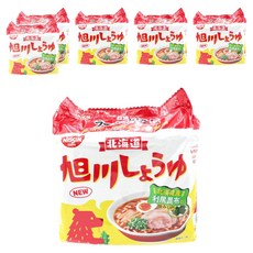 NISSIN 日清 拉麵店 旭川醬油 5入, 6個