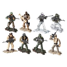 (랜덤발송) 스페셜 트룹스 8종 피규어 밀리터리 블럭 조립완구 장난감 KC인증, 스페셜트룹스-리크리트