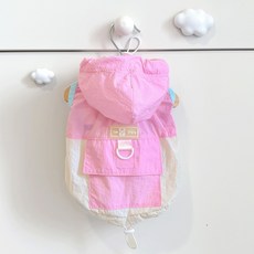 애견 자외선차단 쿨링 여름 티셔츠, 1개, 핑크