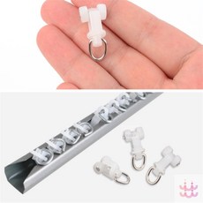 3보급창고 커텐 레일 15개입 커텐레일롤러